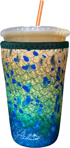 Miniatura 42 de Funda Koverz para café helado, funda aislante de neopreno para taza, se ajusta a una taza de café de 32 Oz., lavable y reutilizable, accesorios