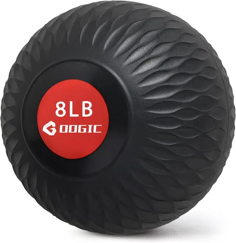 Miniatura 11 de Slam Ball 8-10 lb Medicine Ball Weighted Balls for Exercise and Workout, Strength, Cardio, Cross-Training and Core Workouts