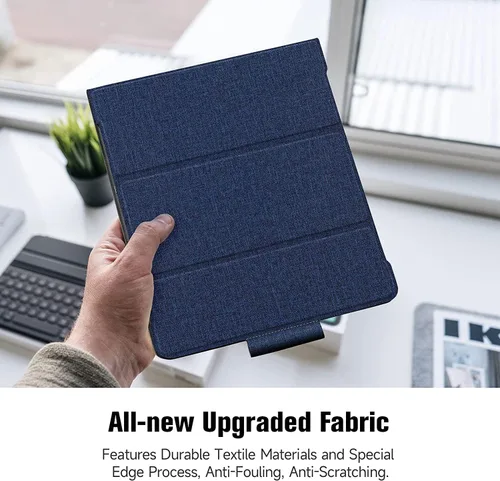 Miniatura 6 de Ayotu Funda con soporte para Kindle Scribe de 10.2 pulgadas (versión 2024/2022), apagado y encendido automático, funda de tela resistente de alta