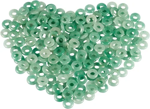 Miniatura 10 de rockcloud Cuentas sueltas con forma de corazón de Rondelle con forma de agujero grande, para pulseras europeas para hacer joyas