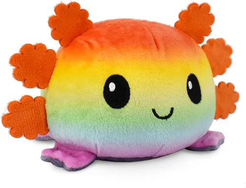 Miniatura 8 de TeeTurtle - El Axolotl de peluche original reversible - Azul + Negro - Lindos animales de peluche sensoriales para mostrar tu estado de ánimo Azul +