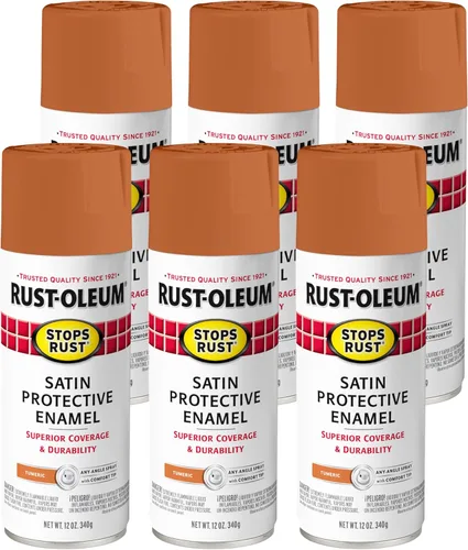 Miniatura 56 de Rust-Oleum 285092 - Pintura en aerosol para prevención del óxido, 12 onzas, transparente satinado Satinado claro