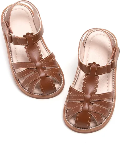 Kiderence Toddler Girls Sandals Little Girls Kids Summer Shoes Toddler Sandals