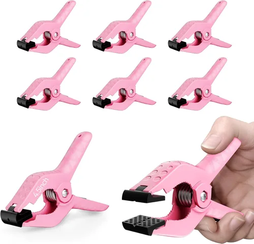 Miniatura 12 de EMART Paquete de 6 Abrazaderas de Resorte para Muselina Resistentes, Clips de Fondo de Cabina de Fotos de 4.5 Pulgadas para Estudio de Fotografía