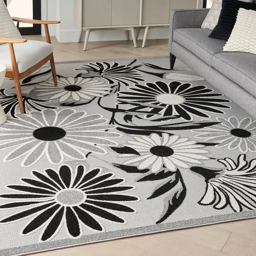 Miniatura 6 de Nourison Home Aloha - Alfombra beige de 2 pies 3 pulgadas x 12 pies, fácil de limpiar, no se desprende, para dormitorio, sala de estar, comedor