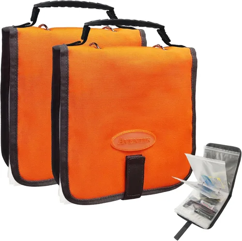 Miniatura 6 de Aventik Carpeta de aparejos de pesca, cubierta suave, cebo de pesca, bolsa de almacenamiento organizada, carpeta de cebo suave, resistente al agua