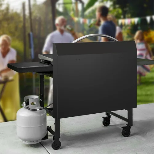 Miniatura 4 de Only Fire Grill Cover Cubierta superior plana para parrilla Blackstone de 28 pulgadas, ideal para cocinar al aire libre