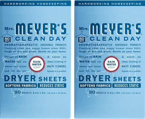Miniatura 15 de MRS. MEYER'S CLEAN DAY - Hojas para secadora, suavizante de telas, reduce la estática, infundida con aceites esenciales, madera de abedul, 80