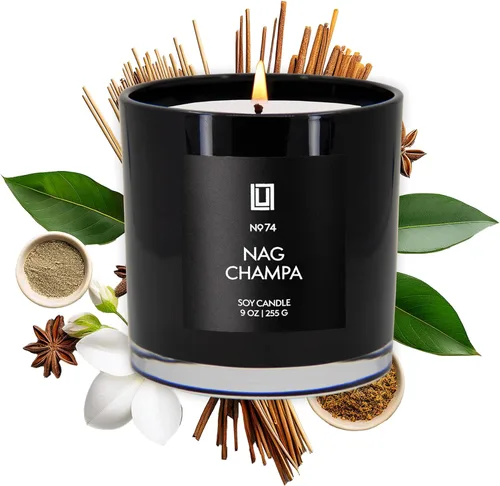 Miniatura 56 de Lulu Candles Sweet Pea, Jasmine & Apple Vela perfumada en tarro de soja de lujo Vertida a mano en los Estados Unidos Altamente perfumada