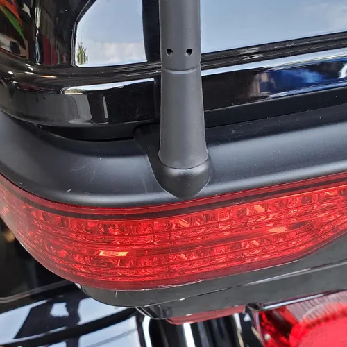 Miniatura 5 de Reemplazo de antena corta de motocicleta de 7 pulgadas para Harley Davidson 1989-2025 Touring Electra Glide Ultra Classic, goma flexible