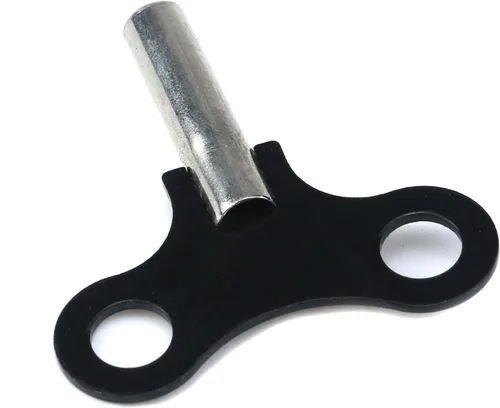 Miniatura 3 de 2 unids reloj clave metal Winder clave negro reloj de pared accesorios para reloj de madera reloj soporte reloj reloj