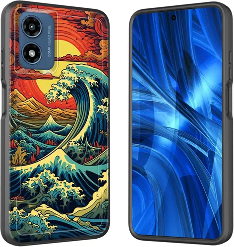Miniatura 239 de Funda para Moto G 5G 2023, [probada en caídas de grado militar], resistente, resistente, resistente, a prueba de golpes, funda protectora