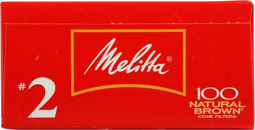 Miniatura 3 de Melitta - Filtros cónicos para café número 2, marrón natural, 100 unidades - Se adaptan a todas las cafeteras de cono de 2-6 tazas y cafeteras