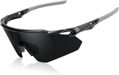Miniatura 10 de SEKKAF Gafas de sol deportivas polarizadas para hombres y mujeres, protección UV, ligeras, para correr, ciclismo, almohadillas antideslizantes