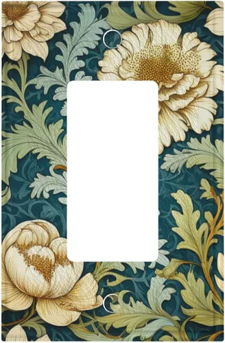 Miniatura 11 de Cubiertas Decorativas de Arte para Interruptores de Luz, Hojas de Otoño, Placa de Pared de Palanca Individual, Cubierta Decorativa de Interruptor