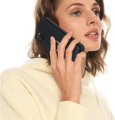 Miniatura 6 de Lipvina Funda para Samsung Galaxy A03s con tarjetero, Galaxy A03s Funda tipo cartera para mujer, tarjetero de crédito, soporte de anillo, fundas