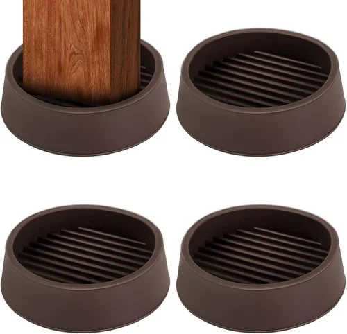 Miniatura 10 de 2 x 2 tazas de goma para muebles, almohadillas redondas antideslizantes para muebles, tazas antideslizantes para muebles, agarre antideslizante