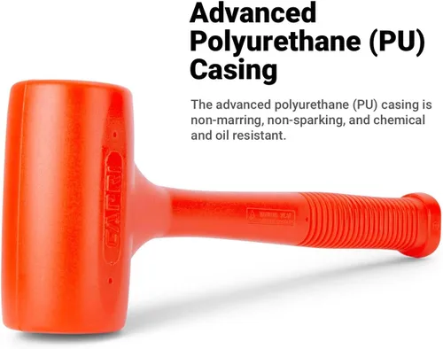 Miniatura 4 de Capri Tools 10097 Martillo sin rebote, 2 libras, naranja