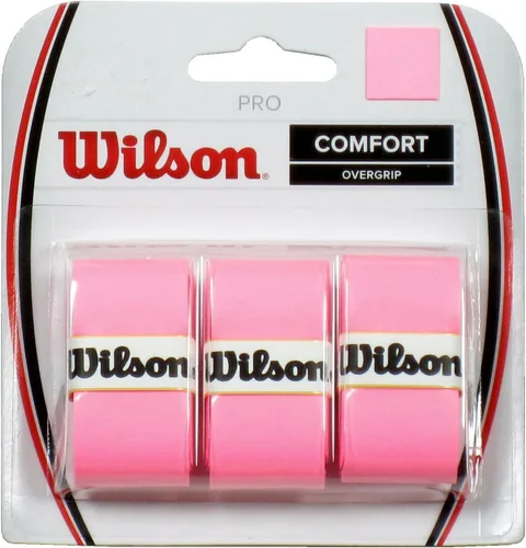 Wilson Empuñaduras para raqueta de tenis Pro Overgrip - Paquete de 3 Rosa
