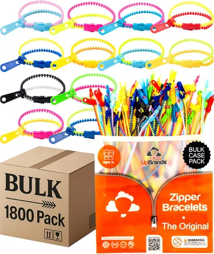 Miniatura 13 de UpBrands Juego de pulseras con cremallera de unicornio a granel, kit para fiesta de cumpleaños de unicornio, bolsas de golosinas y rellenos