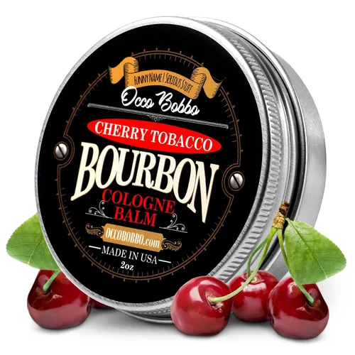 Miniatura 10 de Handy Hound Occo Bobbo Colonia sólida para hombres, aroma a bourbon y sándalo, bálsamo concentrado de 0.5 onzas, mezcla suave de barril de roble