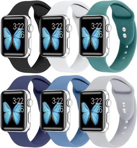 Miniatura 11 de Libra Gemini Compatible con Apple Watch Band de 1.496 pulgadas, 1.575 pulgadas, 1.614 pulgadas, 1.654 pulgadas, 1.732 pulgadas, 1.772 pulgadas