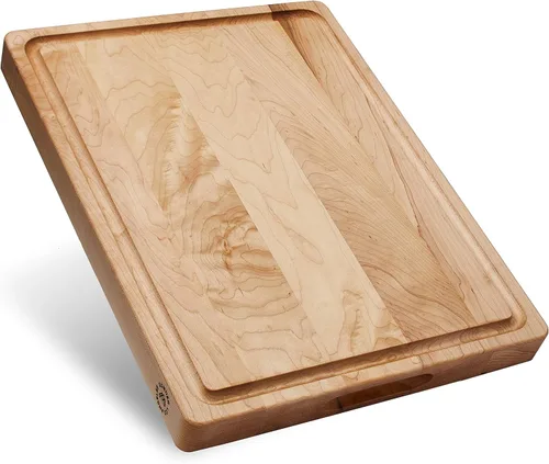 Miniatura 17 de Sonder Los Angeles Welton Tabla de cortar fabricada en Estados Unidos, tabla de cortar de grano final de nogal negro para cocina con pies Welton