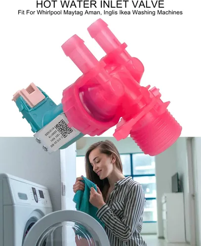 Miniatura 3 de Válvula de entrada de agua para lavadora reemplaza W11316255 W11036928 W11036934 33490439 AP6835736 apto para lavadora Whirlpool Maytag Amana