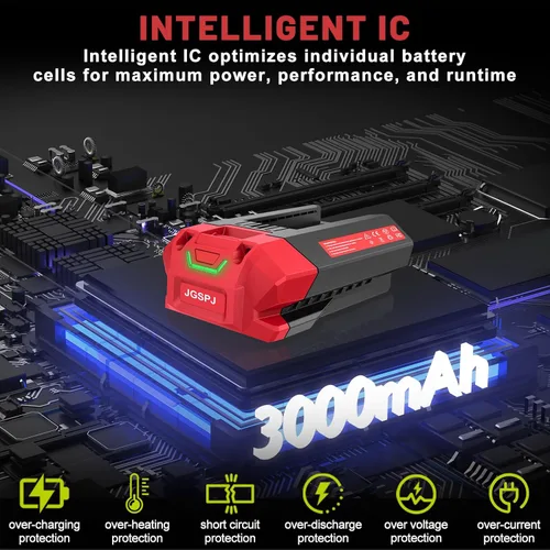 Miniatura 4 de Reemplazo de batería de 3.0Ah para batería SKIL de 40 V BY8705-00 PWRCore 40 compatible con SKIL 40V Power Tools PM4910 LT4818 CS4555