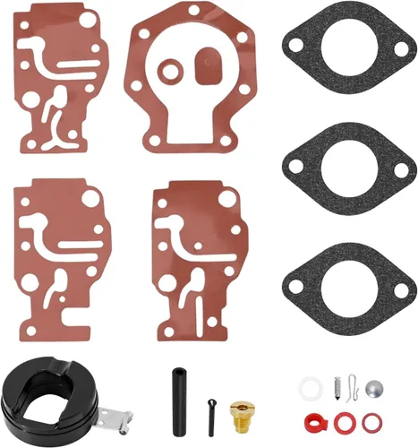 Kit de reparación de carburador de repuesto para Johnson Evinrude Carb 439073 431897 18-7219 6 8 9.9 15 20 HP