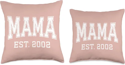 Miniatura 3 de Mama Est 2002 Custom Mom Personalized Mothers Day Customized Throw Pillow