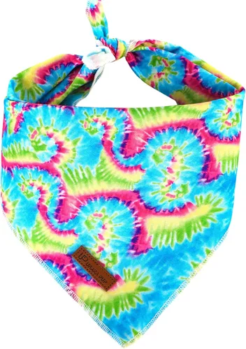 Miniatura 37 de Bandana de verano para perros, bufanda triangular de rejilla de algodón cómoda para perros medianos y grandes, pañuelo lavable para mascotas