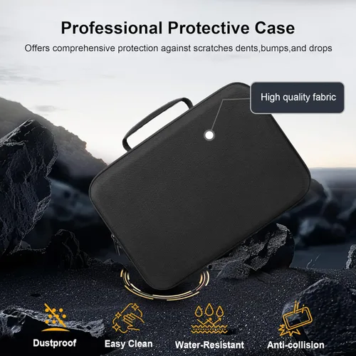 Miniatura 8 de RAIALL Funda para cámara Canon EOS Rebel T7/R50/R50V/R100/R6 Mark II/R5/R8/R10/RP/R7/Sony/Nikon D7500 DSLR, lente, trípode, bolsa de viaje