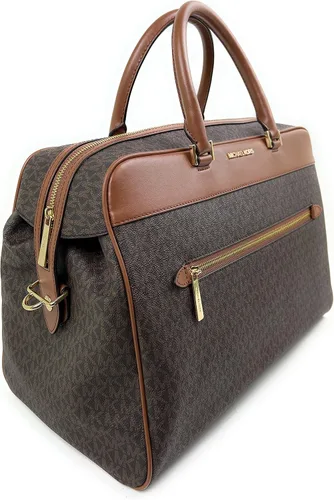 Miniatura 6 de Michael Kors Bolsa de viaje grande con funda para carrito marrón