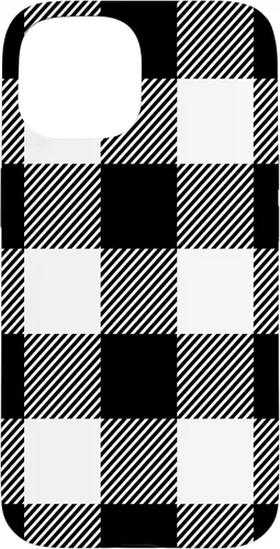 Miniatura 6 de Buffalo Plaid Black White Phone Case for iPhone 17