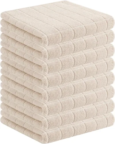 Miniatura 193 de Homaxy Paños de cocina 100% algodón de felpa, toallas de cocina ultra suaves y absorbentes para la cocina, adecuadas para secar y lavar platos