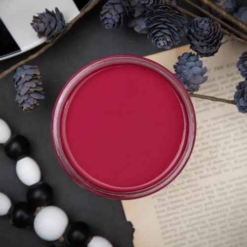 Miniatura 166 de Dixie Belle Paint Company - Pintura con acabado de tiza para muebles, color negro (Caviar), 1 galón, 128 fl oz, pintura mineral color rosa intenso