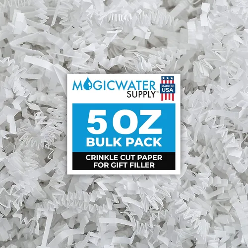 Miniatura 18 de MagicWater Papel de Corte Ondulado para Cestas de Regalo - 10 LB - Verde Militar - Perfecto para Relleno de Papel Triturado, Relleno de Cestas