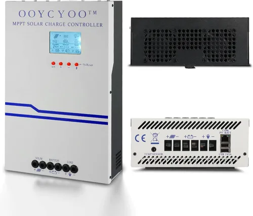 Miniatura 2 de Controlador de carga solar MPPT de 100 amperios 48 V, 36 V, 24 V, 12 V, auto, panel solar de entrada máxima de 150 V, panel solar de 100 A, potencia