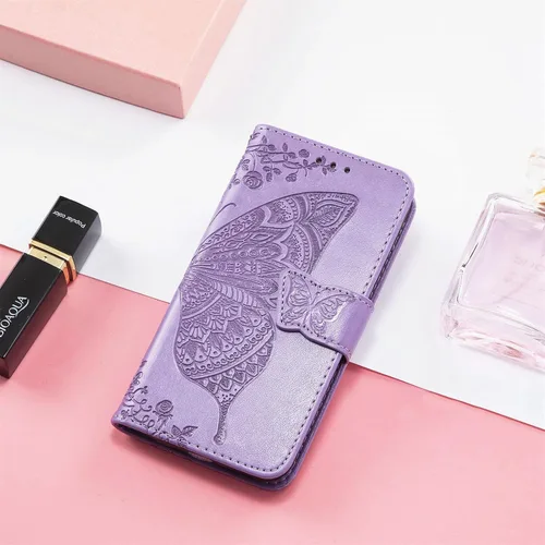Miniatura 7 de Funda para teléfono Samsung Galaxy A15 5G, funda con tapa para mujer, tarjeteros de crédito en relieve mariposa flor de cuero PU correa de muñeca