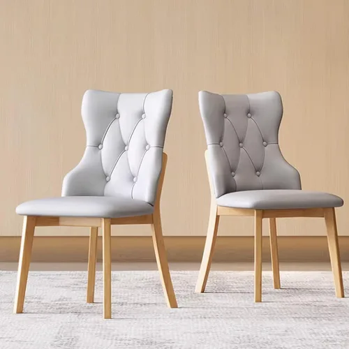 Miniatura 13 de Upholstered Dining Chairs Set, Modern Kitchen Dining Chairs Backrest Reading Office Desk Chair, for Living Room & Bedroom, Living Room, Home