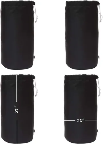 Miniatura 15 de Bolsa de saco, resistente al agua, con cordón duradero, paquete de 4