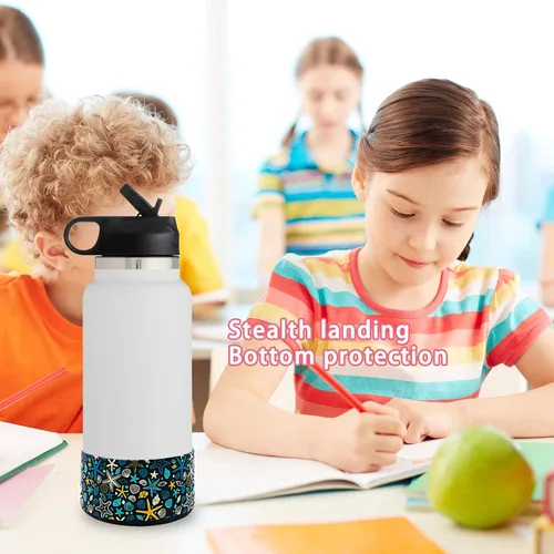Miniatura 4 de HEYSKAY Protective Flask - Bota de silicona de 12 a 40 onzas para botella de agua Hydro Flask, y compatible con Stanley Tumbler, Yeti, Simple Concha