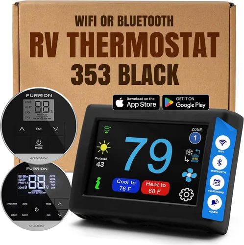 Miniatura 27 de MICRO-AIR EasyTouch - Termostato digital de repuesto para autocaravana, programable y confiable, habilitado para WiFi y Bluetooth, termostato