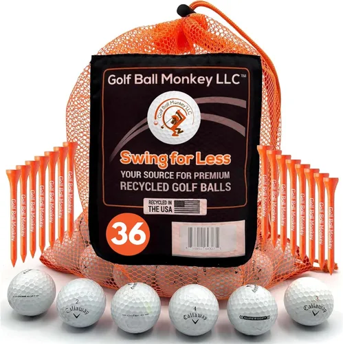 Miniatura 13 de Golf Ball Monkey Reciclado barato para Callaway Golf Balls Mix para Callaway Supersoft Golfballs, Superfast, Superhot, Warbirds, Diablo, Hex Tour