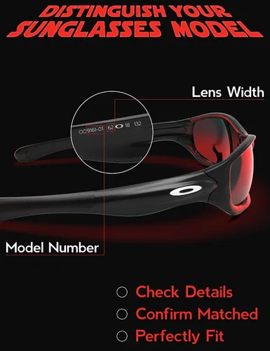 Miniatura 4 de Lentes polarizadas de repuesto para gafas de sol Oakley Frogskins(OO9013) con revestimiento antiarañazos, agua salada y polvo