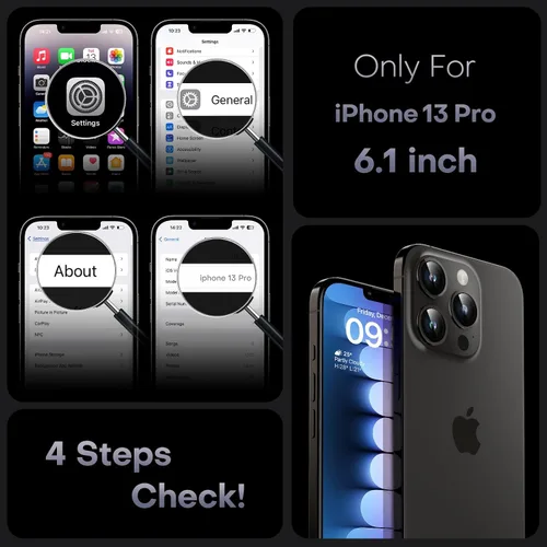 Miniatura 2 de TOCOL Funda para iPhone 13 Pro, protección completa de la cámara, compatible con Magsafe, protección contra caídas, funda magnética translúcida mate