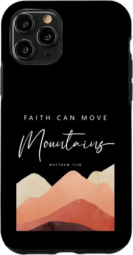 Miniatura 28 de iPhone 12/12 Pro Faith Can Move Mountains - Funda cristiana inspiradora Mateo 17 20