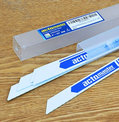 Miniatura 5 de Hojas de sierra recíproca bimetálicas para corte de metales pesados, paquete de 5 (9" - 18TPI)