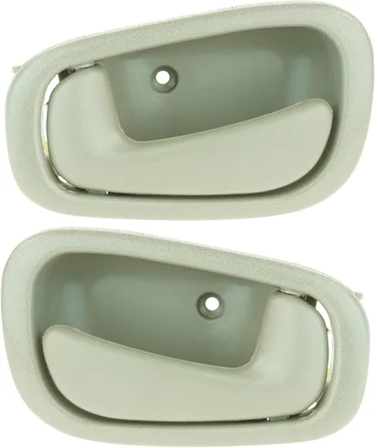 Miniatura 57 de TRQ Juego de 2 manijas de puerta interior trasera cromada y cachemira para Chevy GMC